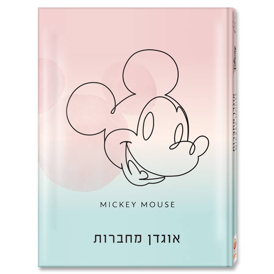 אוגדן למחברת PP מיקי מעבר צבעים