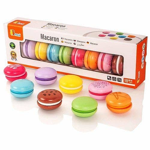 עוגיות מקרונים מעץ