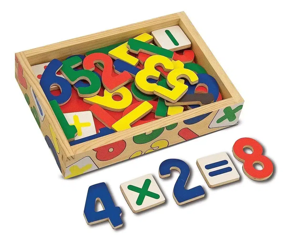 מספרים מגנטיים מעץ