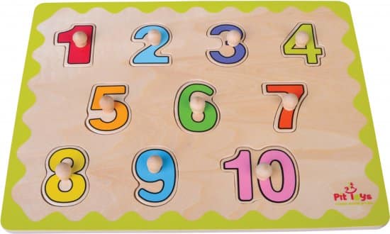 פאזל מספרים 1-10