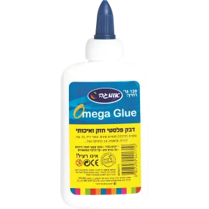 דבק פלסטיק 120 גר-'אומגה