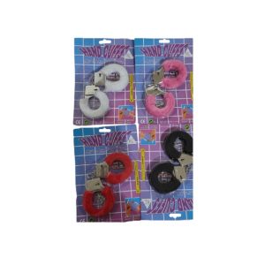 7554 אזיקי פרווה בקופסא מיקס צבעים / 12 יחידות במארז