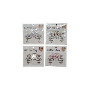 13616 מדבקות אבנים לפנים על כארד