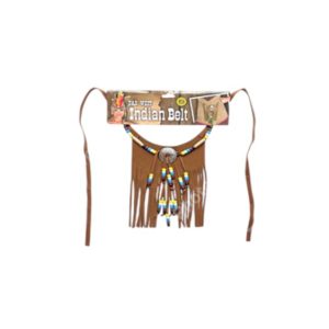 81231 חגורת עור מפוארת לאינדיאנית  על כארד