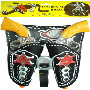 זוג ריתמות לאקדחים שחור אדום כולל אקדחים 32 ס"מ