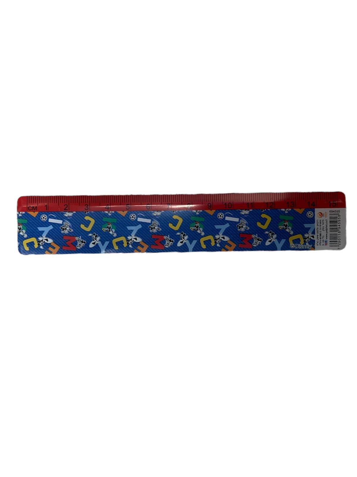 סרגל מיקי מאוס 15 ס"מ