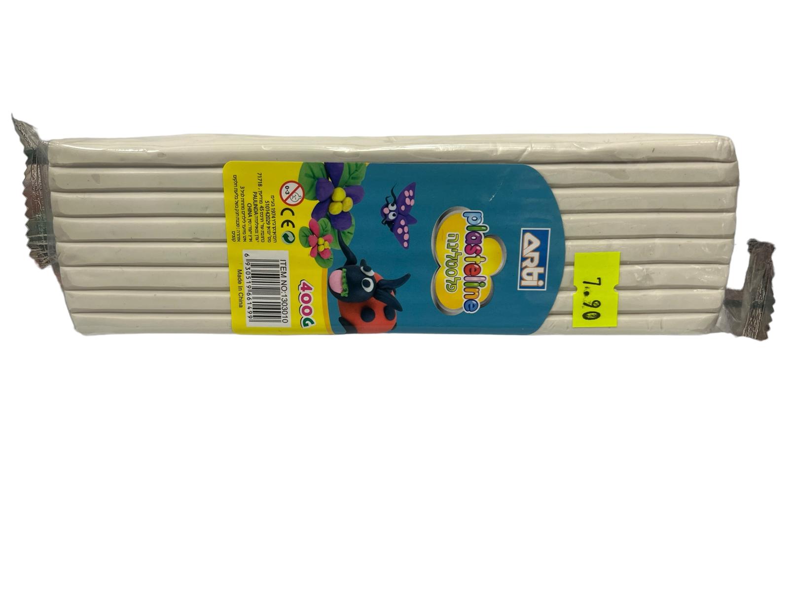 פלסטלינה פלסטיגן 400 גר' - צבע לבן