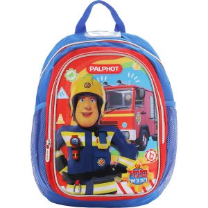 תיק גן דניאל סמי הכבאי כחול אדום