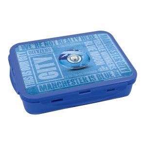 קופסת אוכל מחולקת 4 קליפסים מנצסטר סיטי