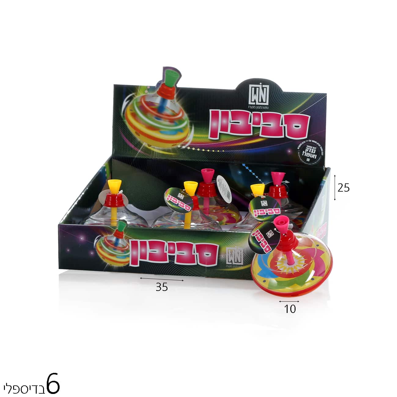 סביבון ספירלה בדיספליי