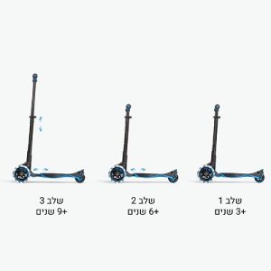 ⁦קורקינט SMART TRIKE Xtend כחול⁩ – תמונה ⁦5⁩