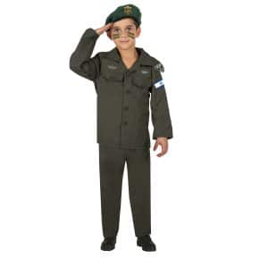 תחפושת לילדים חייל מגב