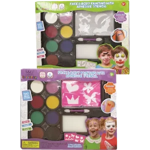 סט איפור פורים לפנים ולגוף