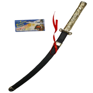 חרב נינג'ה מפוארת בשקית PVC עם כארד 73 ס"מ