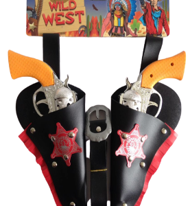 זוג ריתמות לאקדחים שחור אדום כולל אקדחים