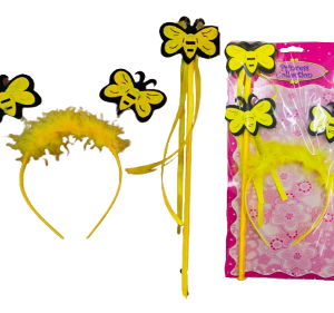 סט דבורה 2 חלקים כולל קשת ושרביט בשקית PVC עם כארד