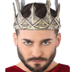 כתר מלך מפואר מחומר PU איכותי מיקס צבעים