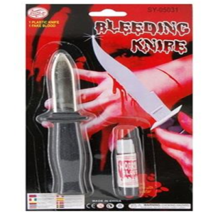 סכין דם כולל שפורפרת דם על כארד