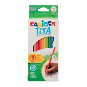 עפרונות צבעוניים 12 יח CARIOCA TITA