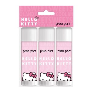 דבק סטיק 15 גרם הלו קיטי שלוש יחידות