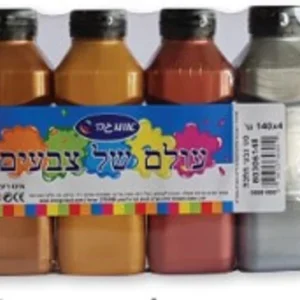סט 4 צבעי מתכת 4X140 בשרינק