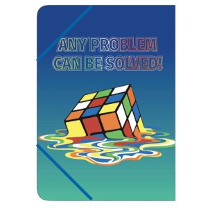 LOOPY תיקיית גומי PP קוביה צבעונית