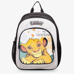 תיק קל גב לגן שחור/כסף Lion King נועם