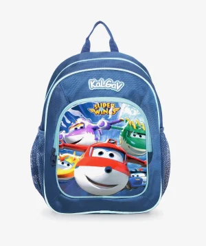 תיק קל גב לגן כחול כהה Super Wings נועם