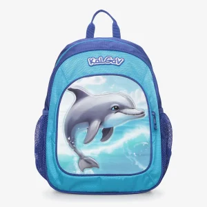 תיק קל גב לגן כחול/כחול רויאל Dolphins נועם