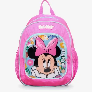 תיק קל גב לגן ורוד Minnie Flowers נועם