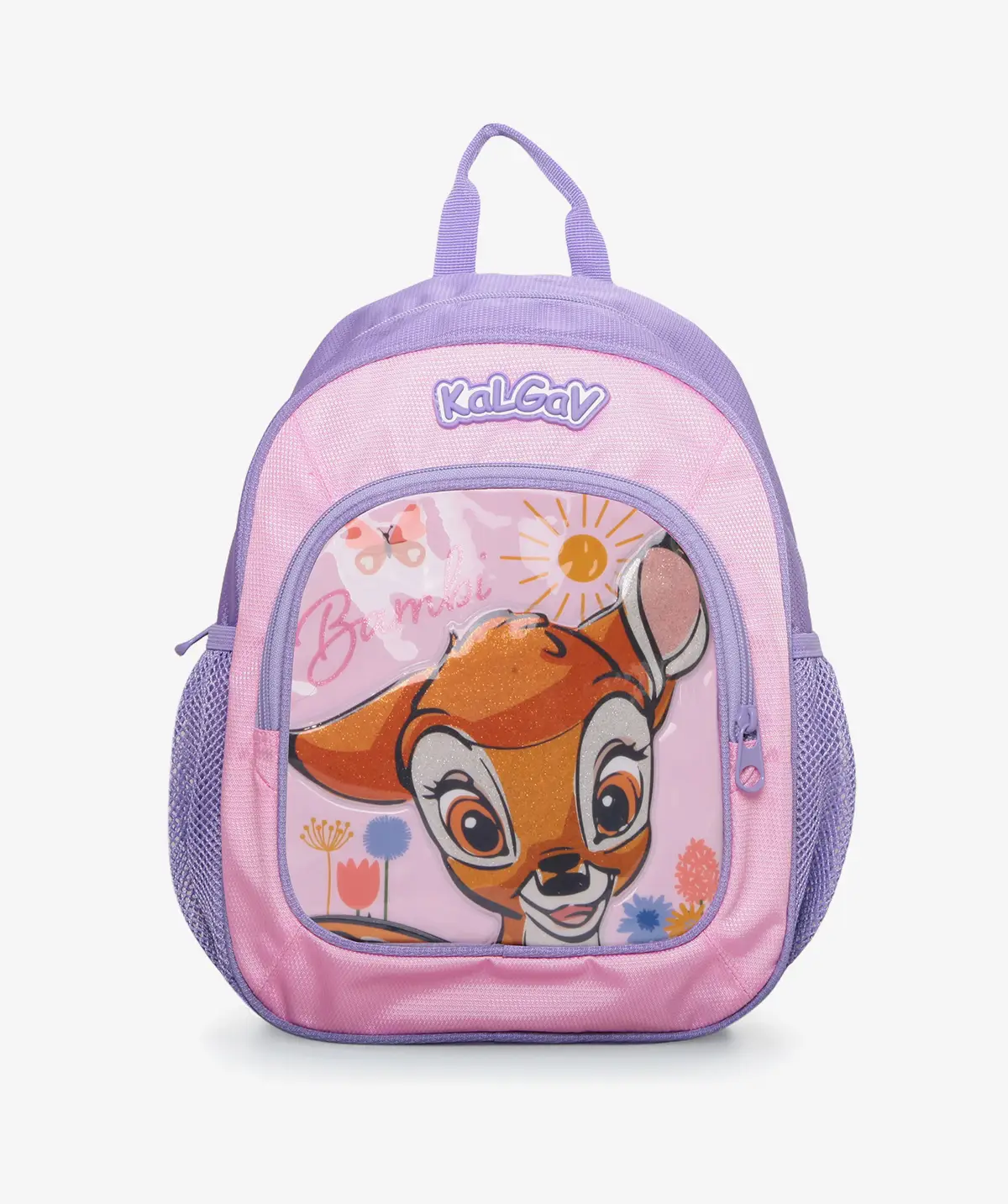 תיק קל גב לגן לילך/ורוד בהיר Bambi נועם