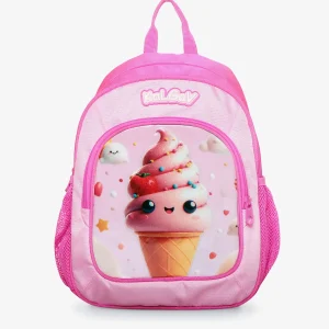 תיק קל גב לגן ורוד/ורוד בהיר Ice Cream נועם