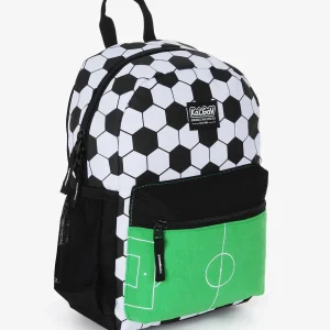 תיק קל גב לגן שחור/לבן Soccer אריאל