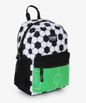 תיק קל גב לגן שחור/לבן Soccer אריאל