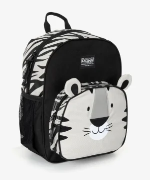 תיק קל גב לגן שחור/אפור Tiger אריאל