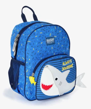 תיק קל גב לגן כחול Shark אריאל