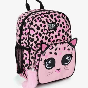 תיק קל גב לגן ורוד Cheetah אריאל