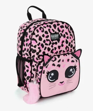 תיק קל גב לגן ורוד Cheetah אריאל
