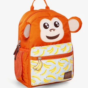 תיק קל גב לגן חום Monkey אריאל
