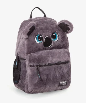 תיק קל גב לגן אפור/פרווה Koala אריאל