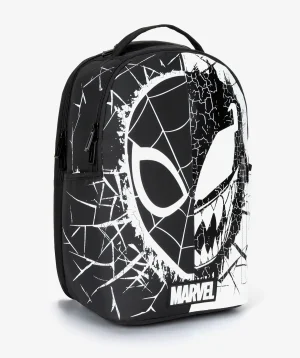 תיק קל גב שחור/לבן Marvel