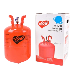 מיכל גז הליום חד פעמי לשימוש ביתי-50 בלונים