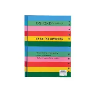 אוקספורד חוצץ 12 פרימיום PP A4
