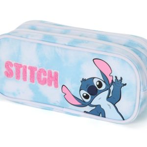 קלמר שני תאים סטיץ' Stitch תכלת קל גב