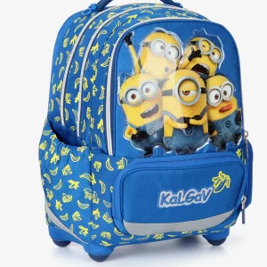 תיק גב אורטופדי כחול לילדים עם דמויות Minions – מבית קל גב