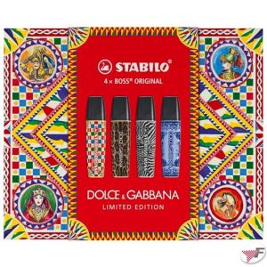 מרקרים טוש הדגשה STABILO BOSS DOLCE&GABBANA  1/4