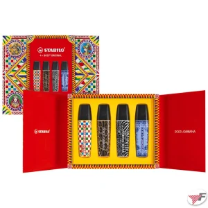 ⁦מרקרים טוש הדגשה STABILO BOSS DOLCE&GABBANA  1/4⁩ – תמונה ⁦2⁩