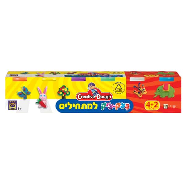 בצק-צ'יק למתחילים (4+2 מכלי בצק)
