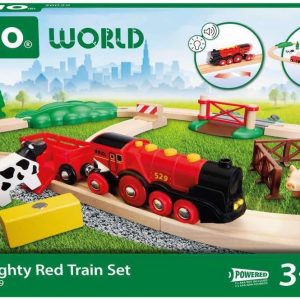 מסלול רכבת אדומה ותוספות - BRIO