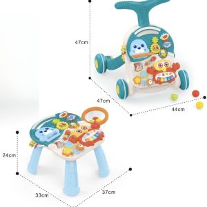 הליכון ושולחן פעילות 2 ב 1 דובר עברית